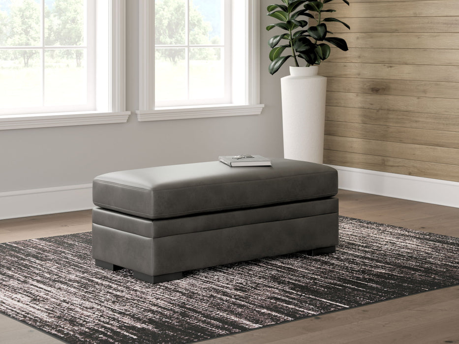 Lofton-Pike - Oversized Accent Ottoman - Shadow