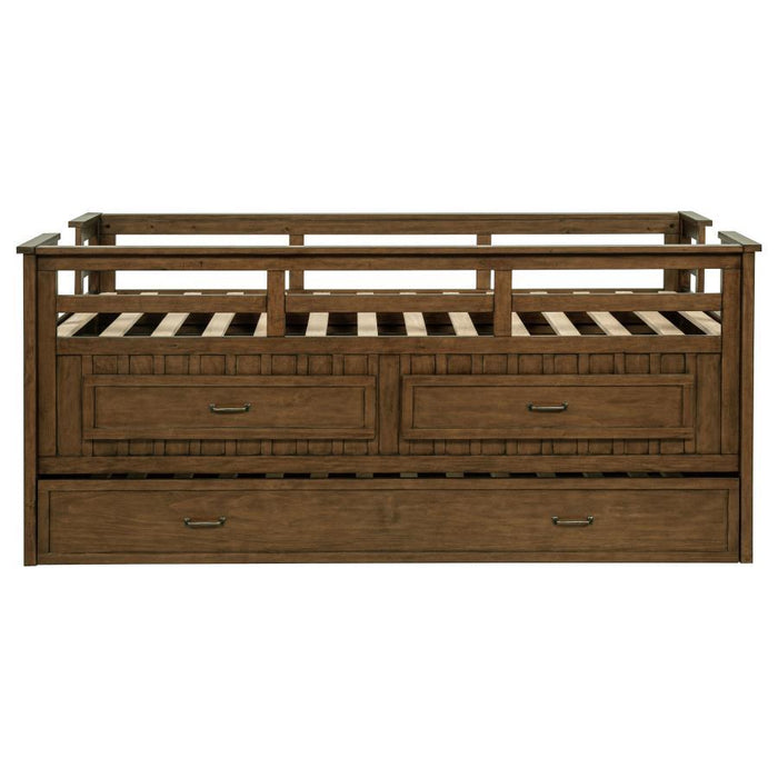 Carlsbad - Wood Captains Bed With Trundle