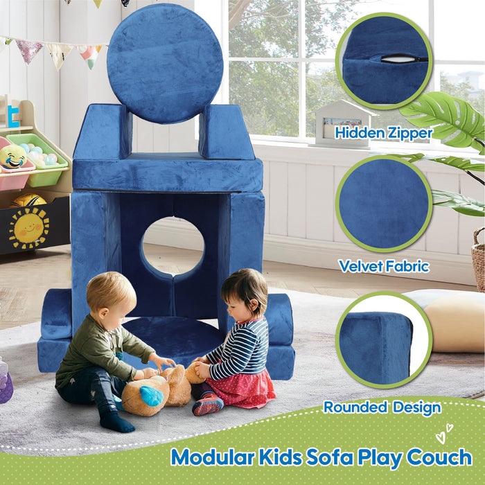 Kids Sofa Modular Play Couch, Child Sectional Sofa To Boost Creativity