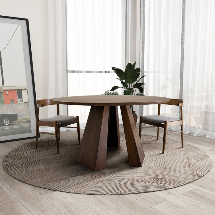 Bolton - Round Dining Table - Walnut
