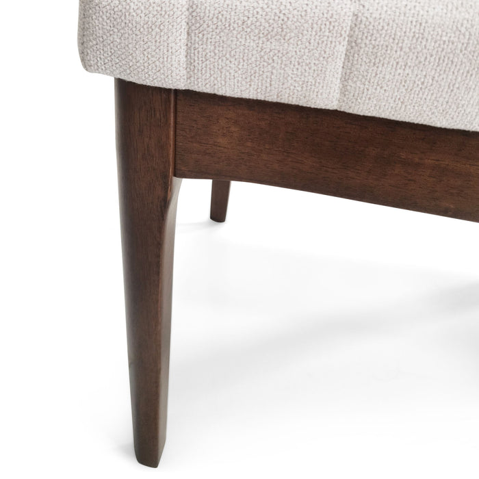 Upholstered Dining Chairs With Rubber Legs (Set of 2)