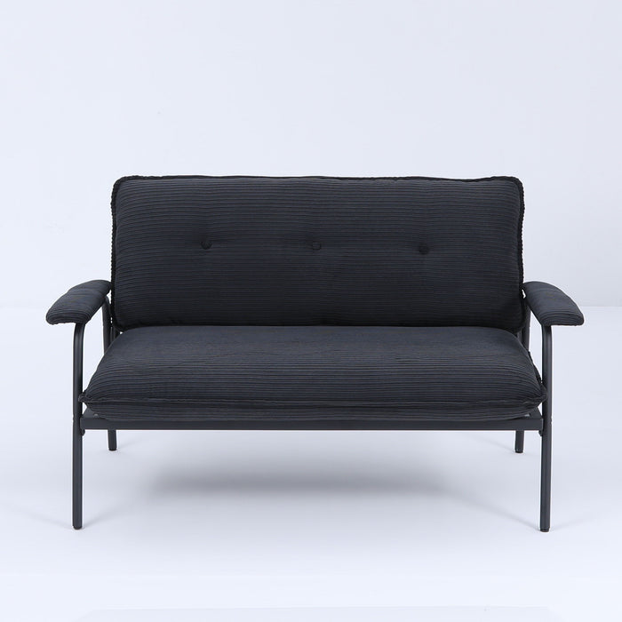 Modern Metal Frame Sofa With Sponge Filling For Compact Spaces And Versatile Use
