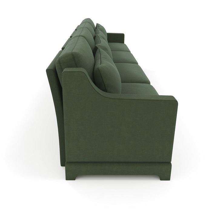 Elegant Sofa With Ergonomic Design And Lumbar Pillows