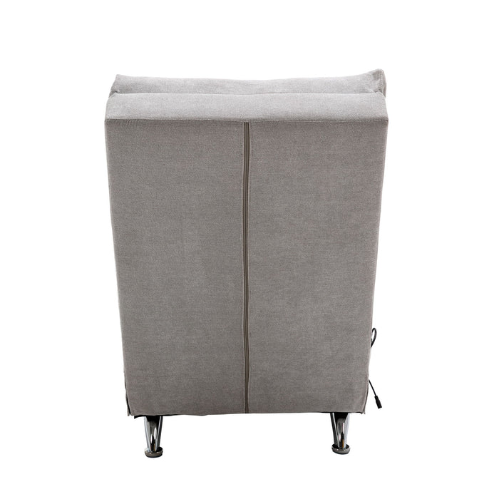 Massage Chaise Lounge Indoor With Remote Control, Ergonomic Electric Massage Lounger