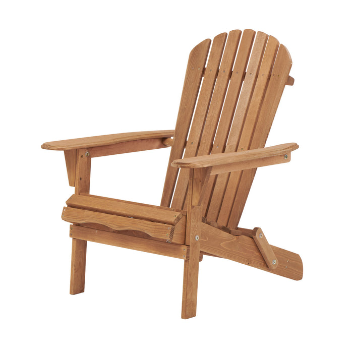 Oversize Outdoor Folding Adirondack Chair, Patio Chair For Garden