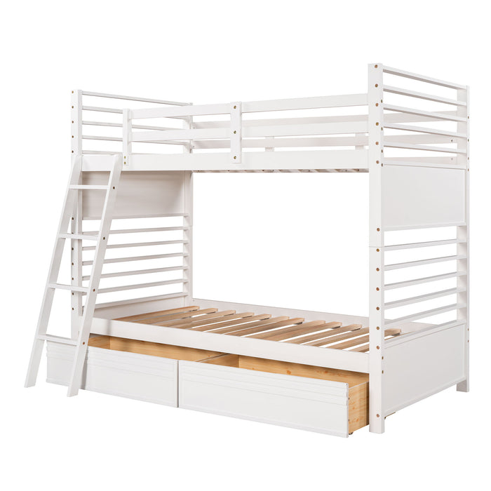 Bunk Bed With 2 Drawers