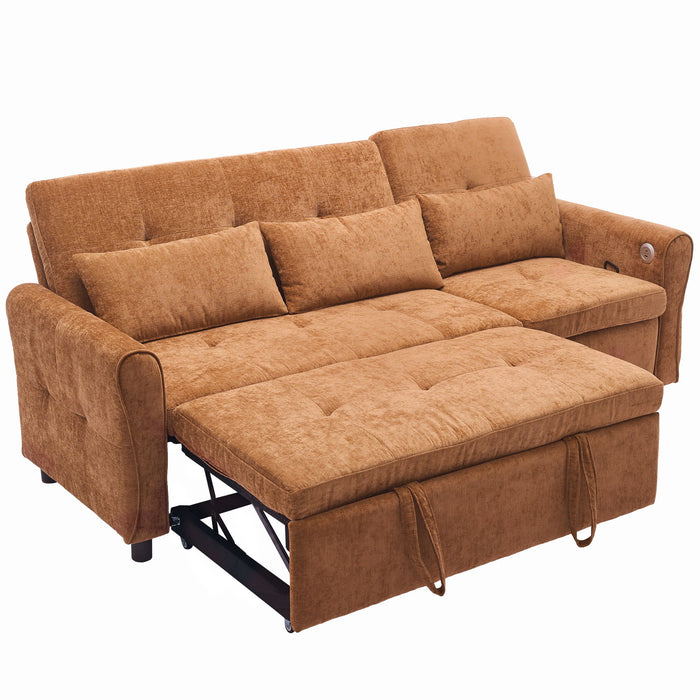 3 Seater Sofa Bed And Reversible Recliner