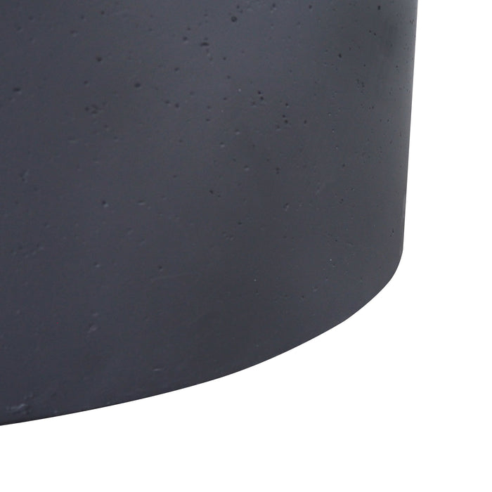 Round Iron Fire Pit With 40,000 Btu