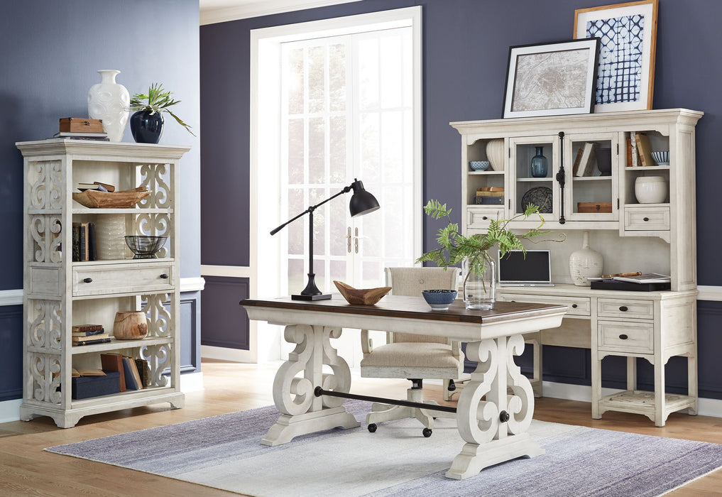 Bronwyn - Two Tone Writing Desk - Alabaster