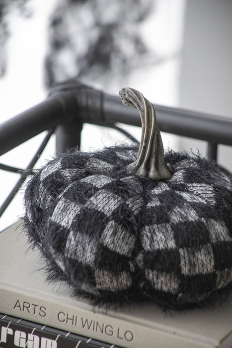 Pumpkin Decor For Holiday Halloween Decoration - Black / White