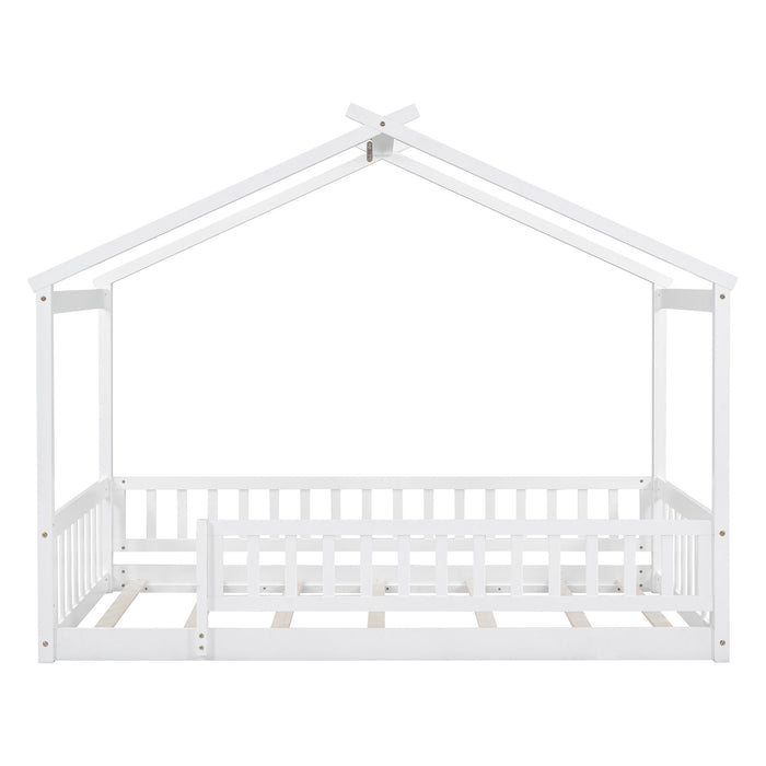 Bed House Bed Frame With Fence