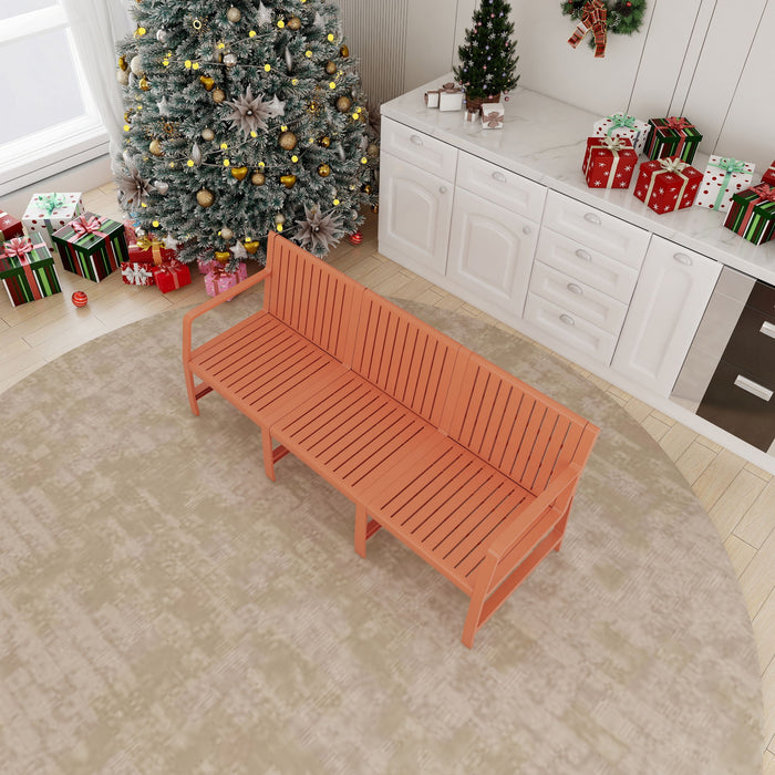 1 Piece Indoor / Outdoor 3 Seater Sofa, UV-Resistant, Waterproof And Durable