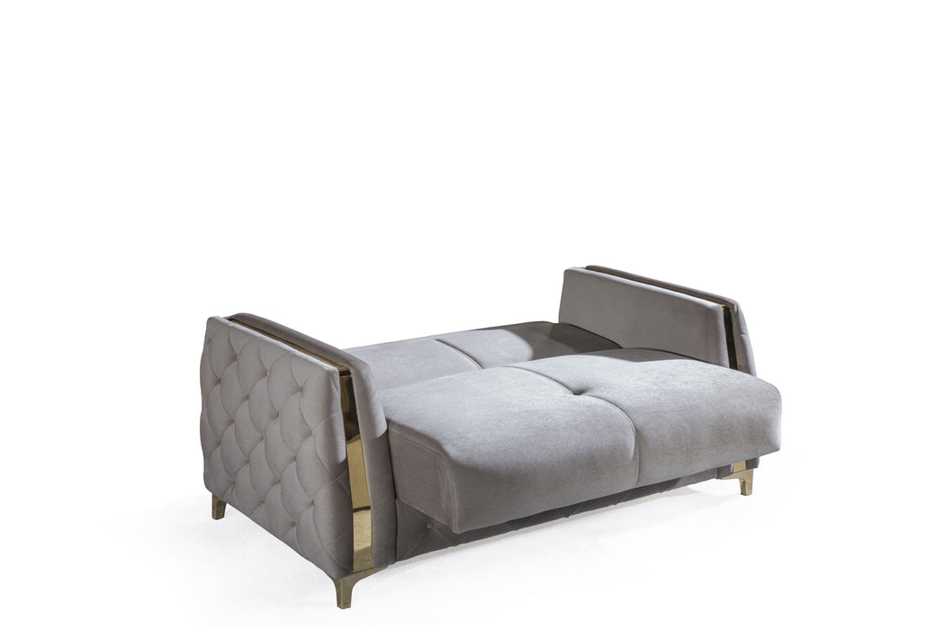 Lust Modern Style Loveseat In Taupe