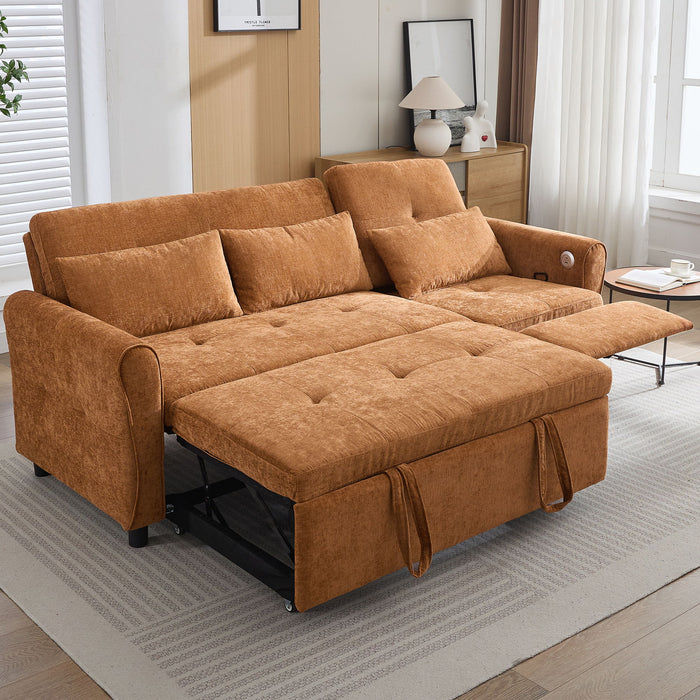 3 Seater Sofa Bed And Reversible Recliner