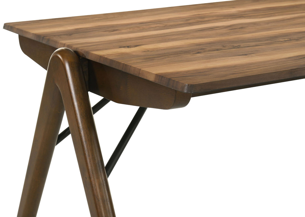 Randolph 7-piece Rectangular Dining Table Sheesham and Brown