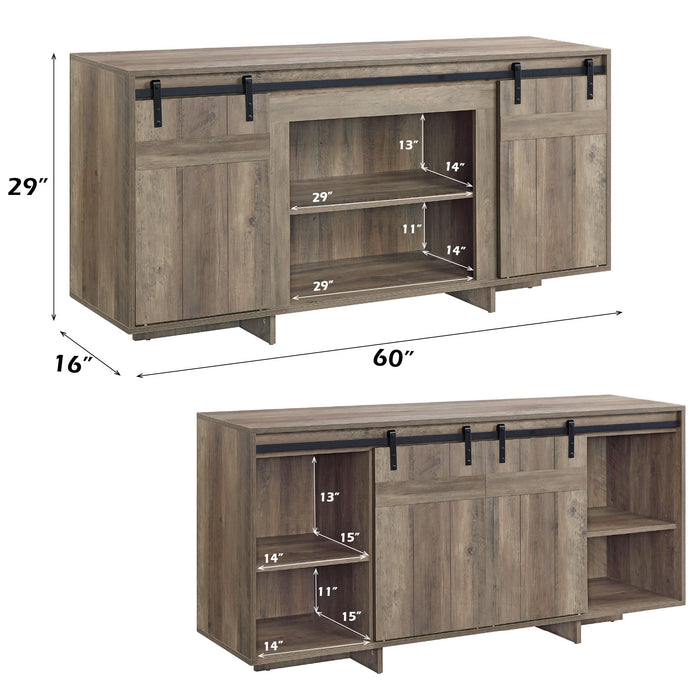 Bellarosa - TV Stand Same As 91608) - Gray Washed