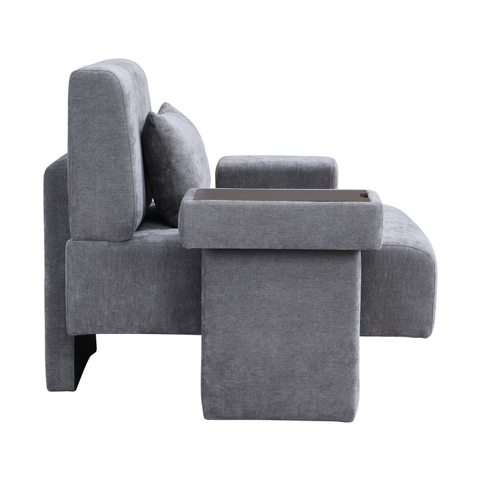 Modern Oversized Armchair With Soft Cushion For Living Room