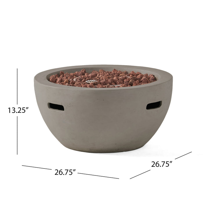 Bowl Shaped Propane Fire Pit 40000 Btu