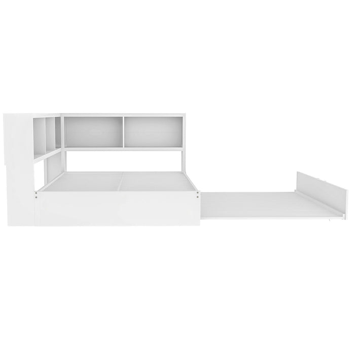 Daybed With Trundle, Storage Cabinets And USB Ports