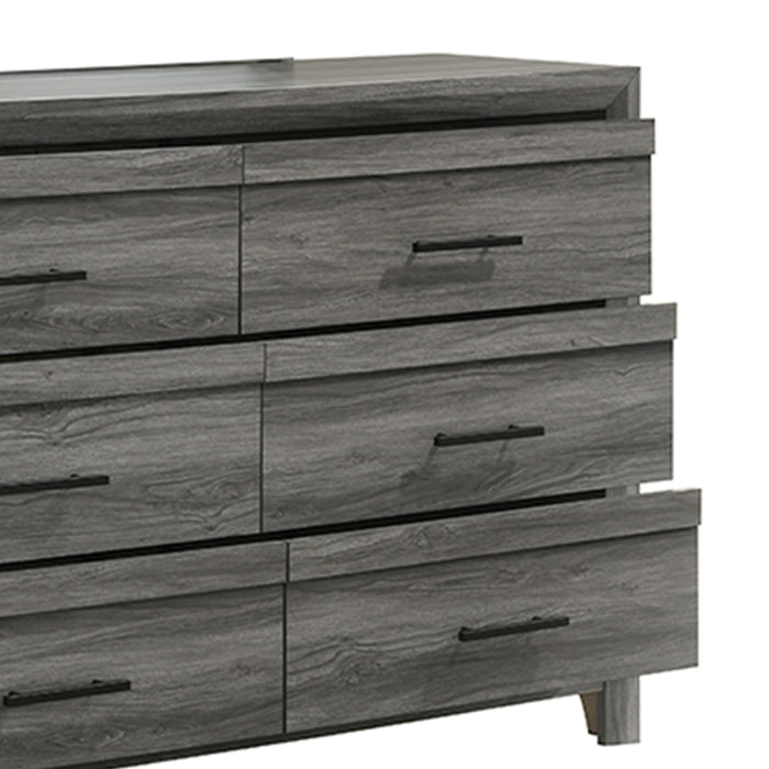 Denver - 6 Drawer Dresser - Gray