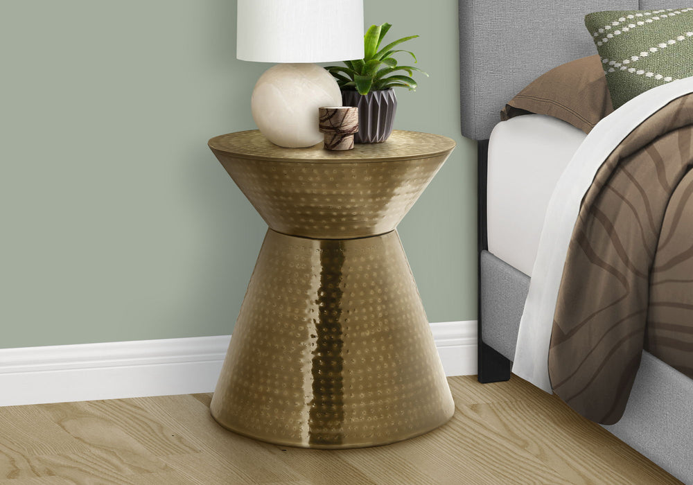 Drum Accent Side Table, Contemporary & Modern Elegant Design