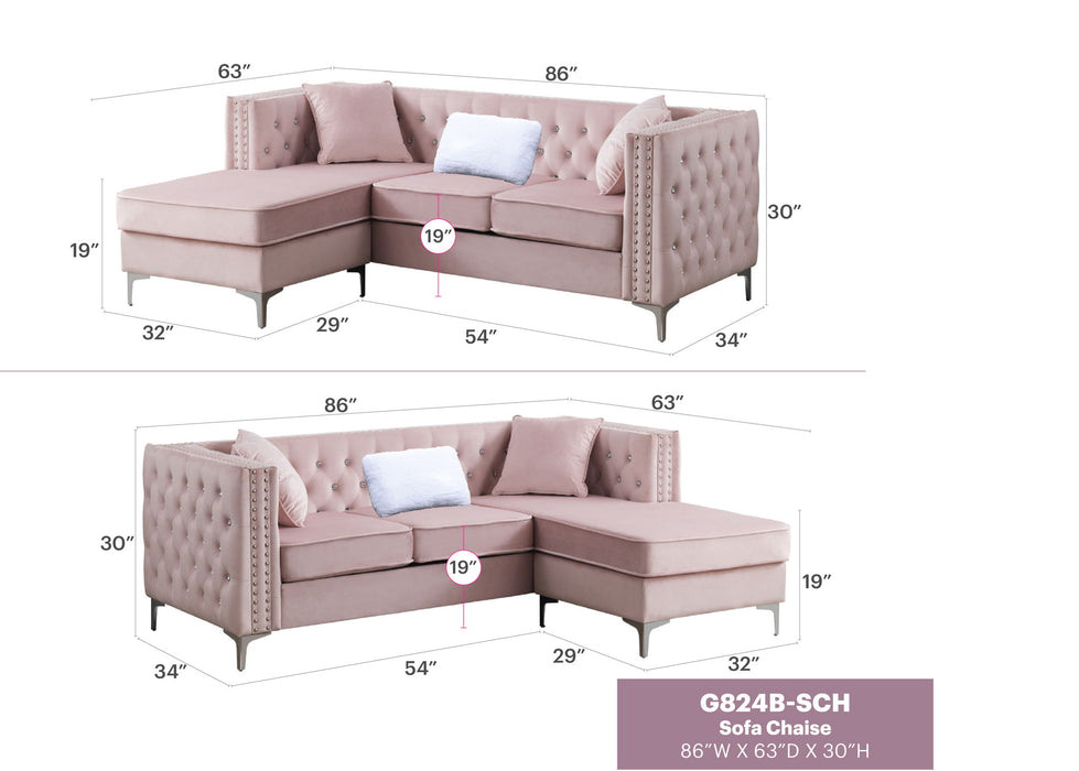 Paige - Sofa Chaise