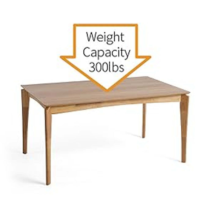 7 Pieces Contemporary Dining Set With Faux Leather Chairs