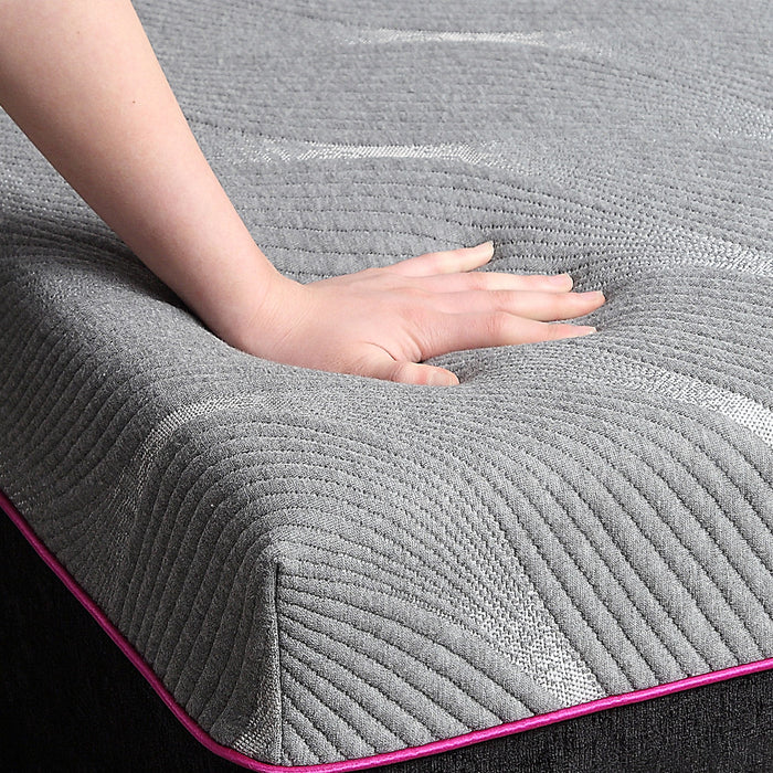 Renew - 11" King Size Flex Head Cooling Gelcare Memory Foam Mattress - Gray