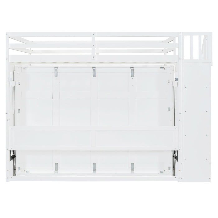 Murphy Bed With Smart Hydraulic System And Desk Design