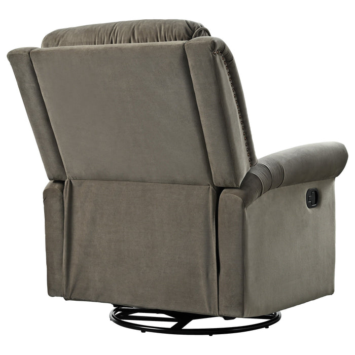 360 Degrees Swivel Recliner Manual Rocking Recliner Home With Adjustable Backrest