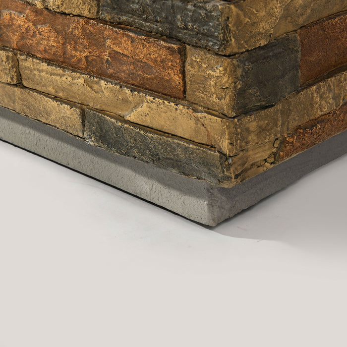 60" Propane Gas Fire Pit Table, 60000 Btu Rectangular Concrete Fire Pit For Outside Patio Deck Garden Backyard - Sandstone