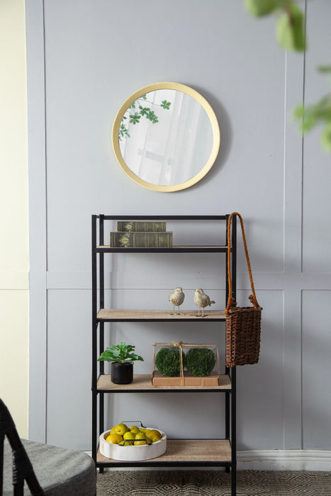 Transitional Decor Style Wall Mirror Decor With Frame For Bathroom