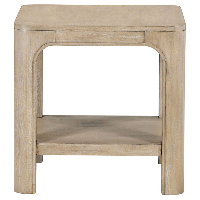 Solano 3-piece Square Coffee Table Set Weathered Mango