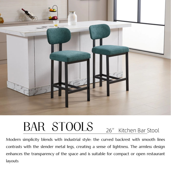 Modern Counter Height Stools (Set of 2)