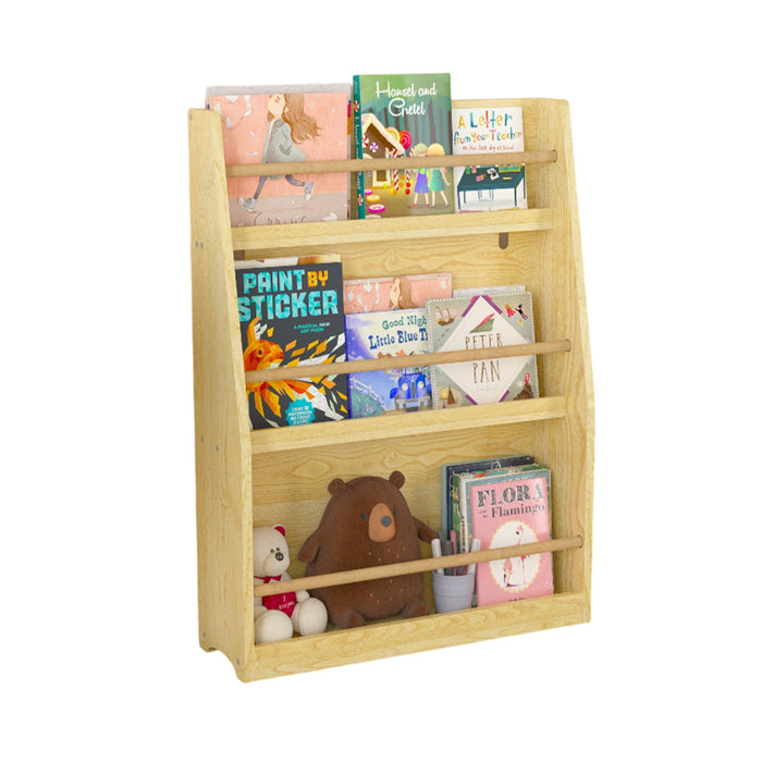 3 Tier Book Shelf, Compact Storage For Bedrooms
