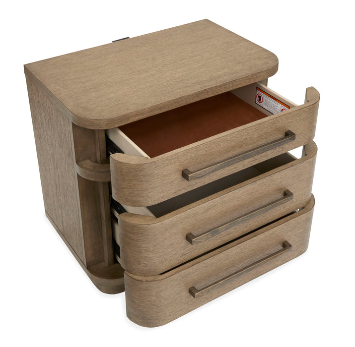 Thorne - Drawer Nightstand - Amber Brown
