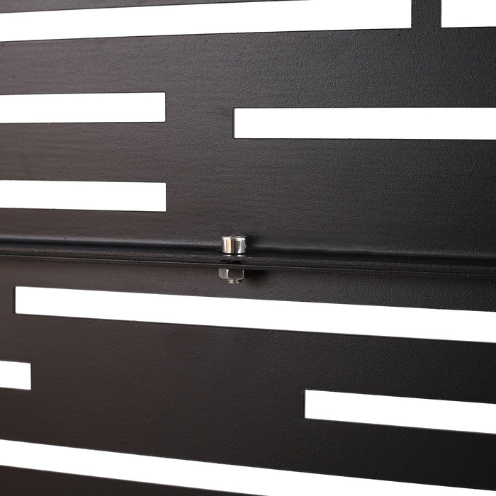 Outdoor & Indoor Freestanding Metal Privacy Screen