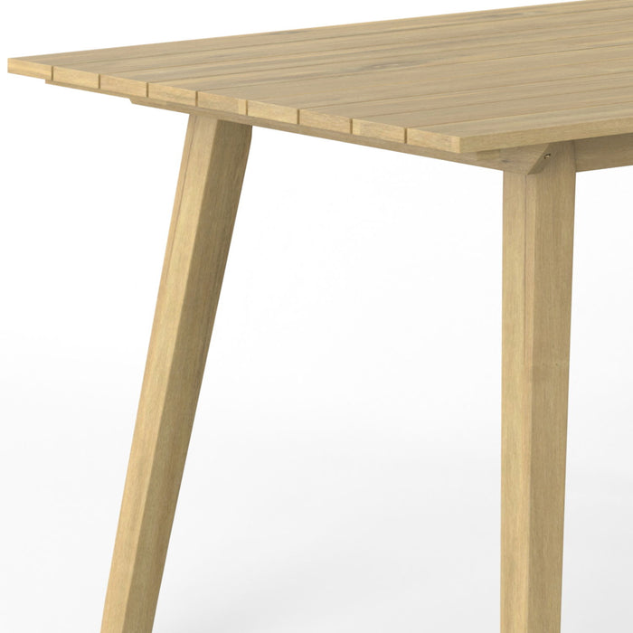 Kona - Outdoor Dining Table - Light Teak