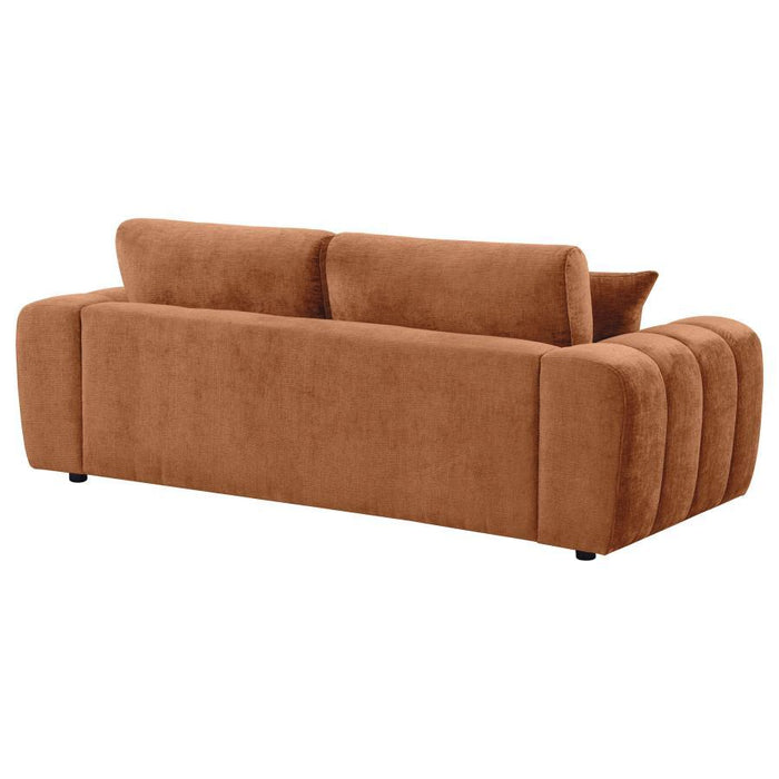 Burnett - Chenille Upholstered Wide Arm Sofa
