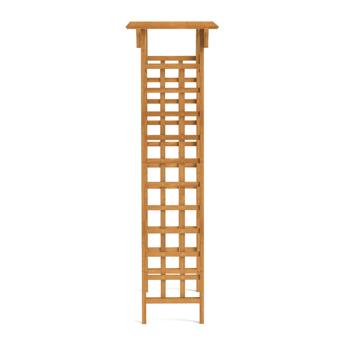 Arbor, Wedding Arch For Ceremony, Trellis For Plant Climbing, Christmas Decor Pergola For Garden Backyard - Yellow