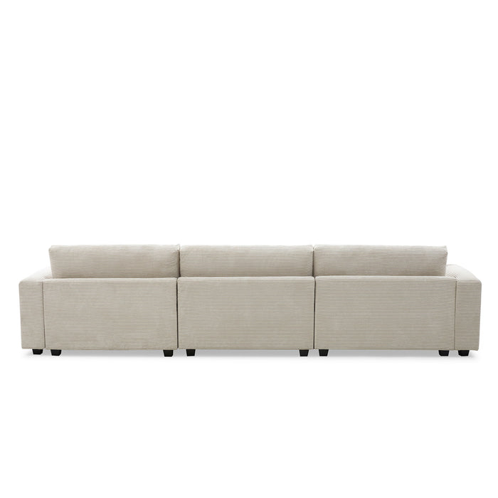 Oversized Sectional L Shaped Cloud Couch With USB Charging Port Cup Holder Deep And Wide Seat Sofa With Chaise Comfy