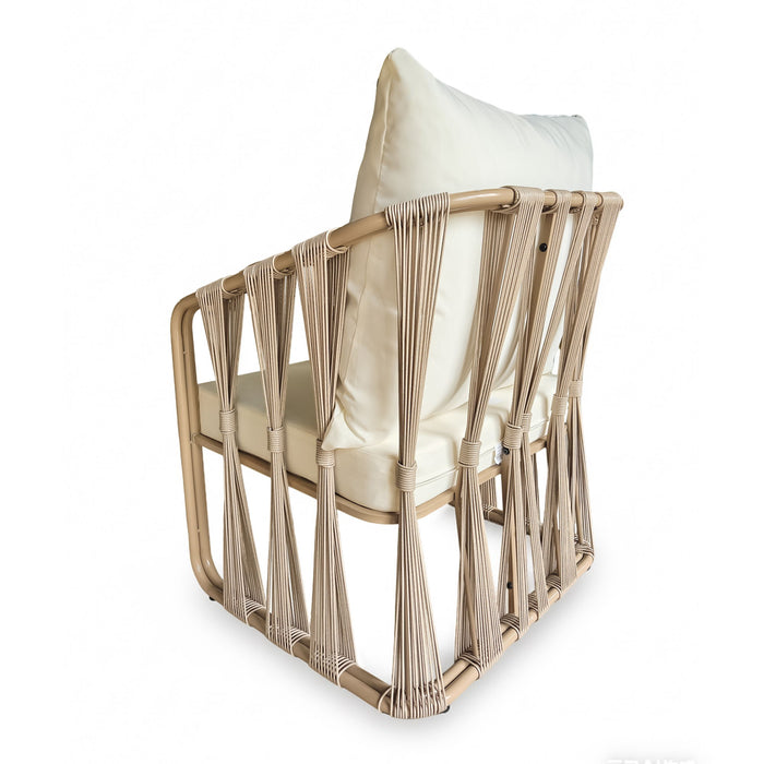 Chair With Cushion (Set of 2) - Beige