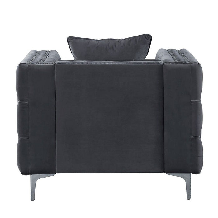 Gillian II - Chair - Light Gray Velvet
