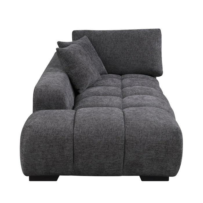 Chosen - Sectional Sofa With Toss Pillows And Chaise