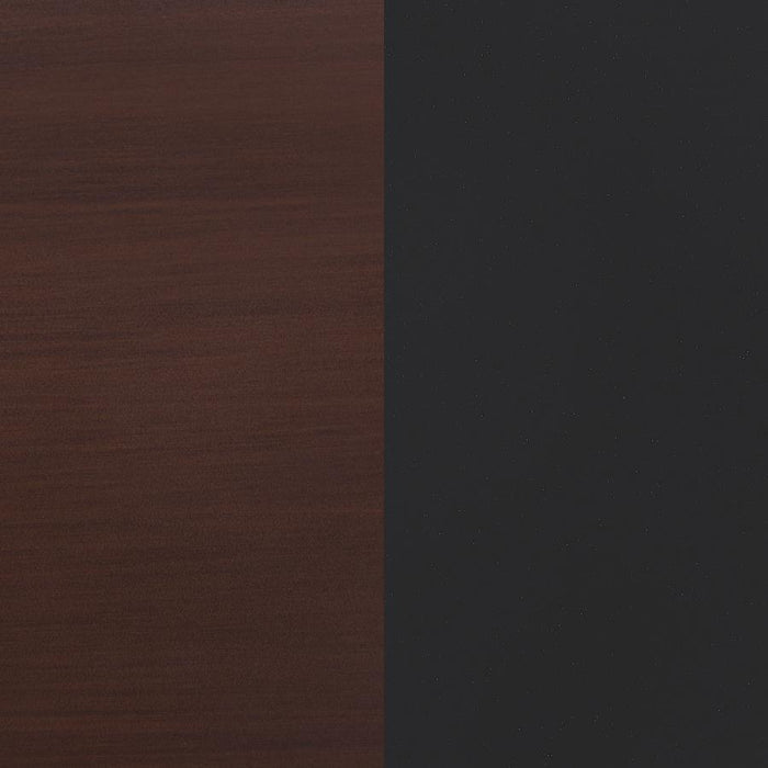 Zimmerlee - 2-Drawer Side Table with Shelf - Rust Brown