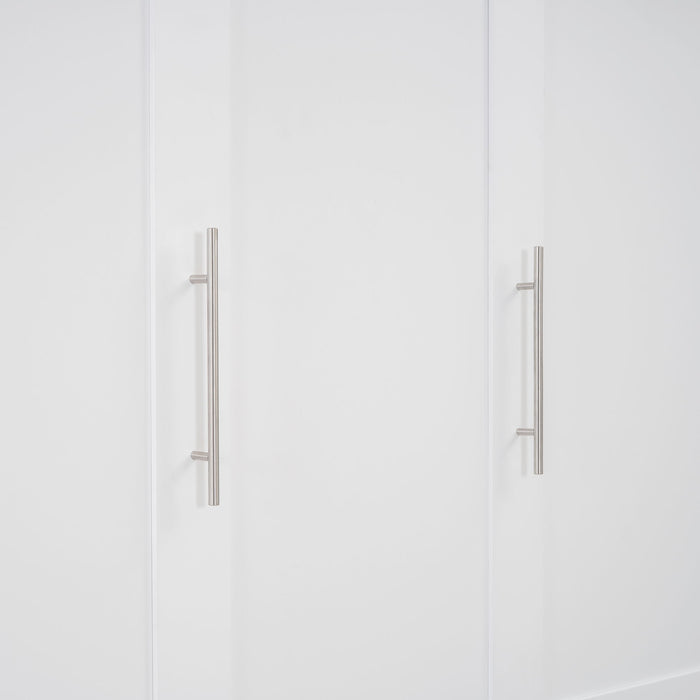 Wall Murphy Bed With Shelves And LED Lights