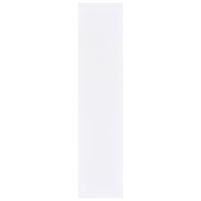 Laughlin 4-shelf Engineered Wood Media Tower White