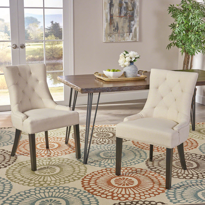 Cheney - Contemporary Dining Chair Tufted Upholstery (Set of 2)
