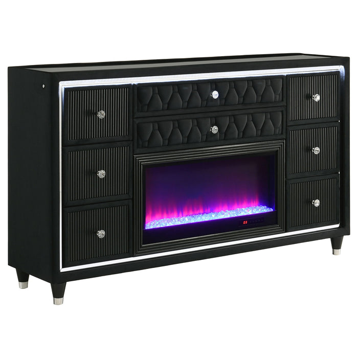Lorient 4-piece California King Bedroom Set Black