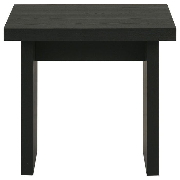 Decker 2-piece Coffee and End Table Set Black